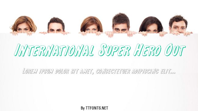 International Super Hero Out example